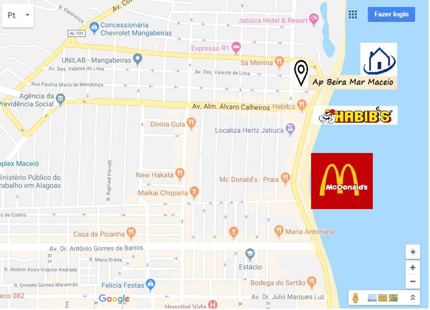 דירות Apartamento Beira Mar Maceio Ll מראה חיצוני תמונה